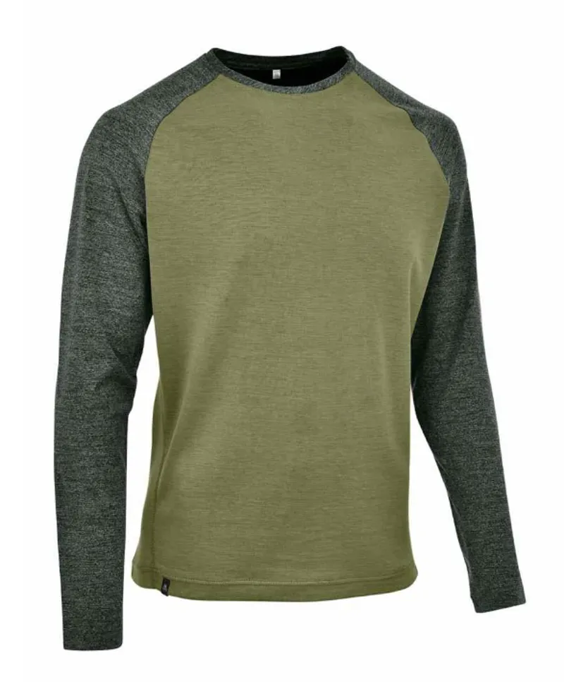 2024 Maul Schaff men's wool midlayer top green